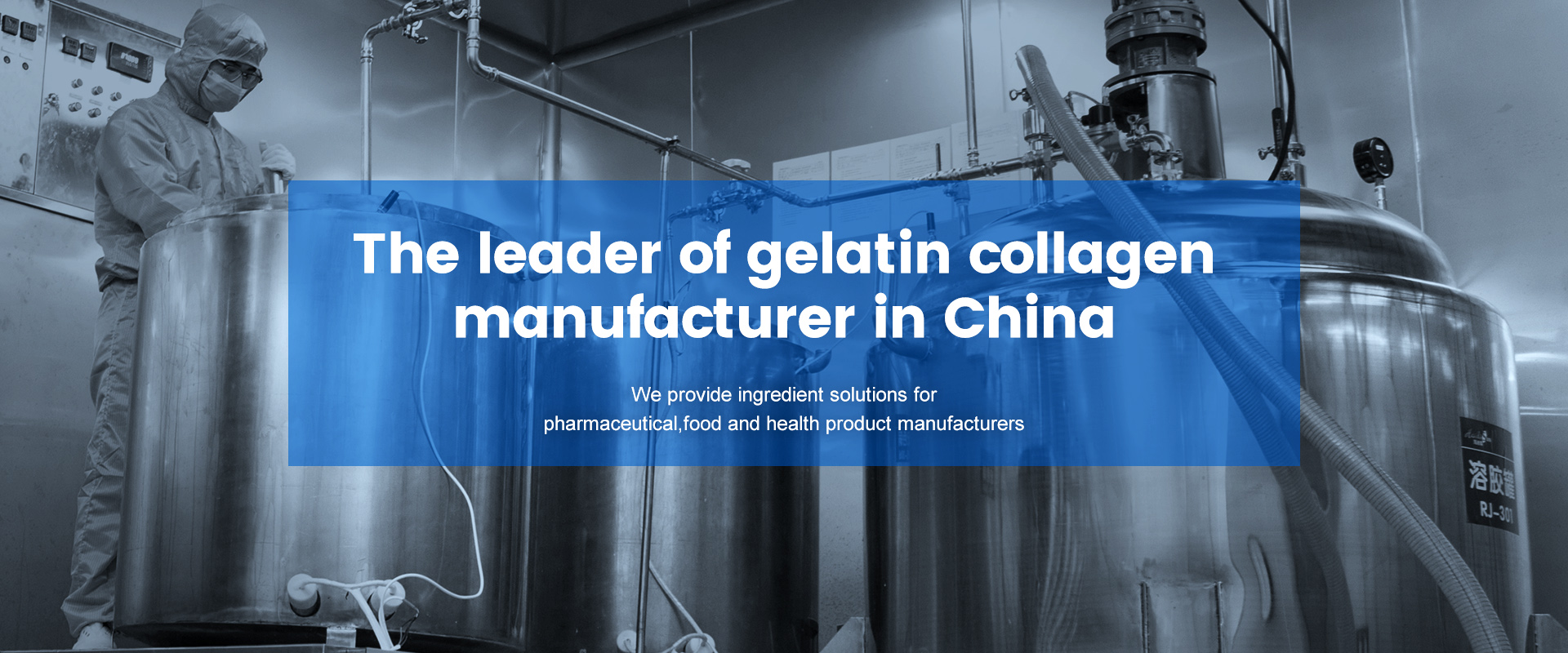 We are geltin and collagen manufacturer